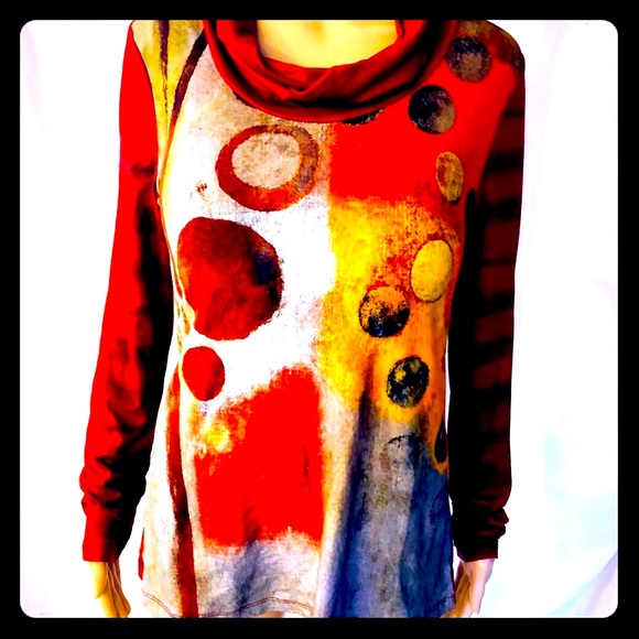 ❤️NWT Dolczzi Art - PUECE OF ART HANDPAINTED! ❤️ᗩᖇT ᒪ'ᔕ ᑭIEᑕE Oᖴ ᗩᖇT TOᑭ - Picture 3 of 7